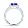 Load image into Gallery viewer, Pear Halo Tanzanite