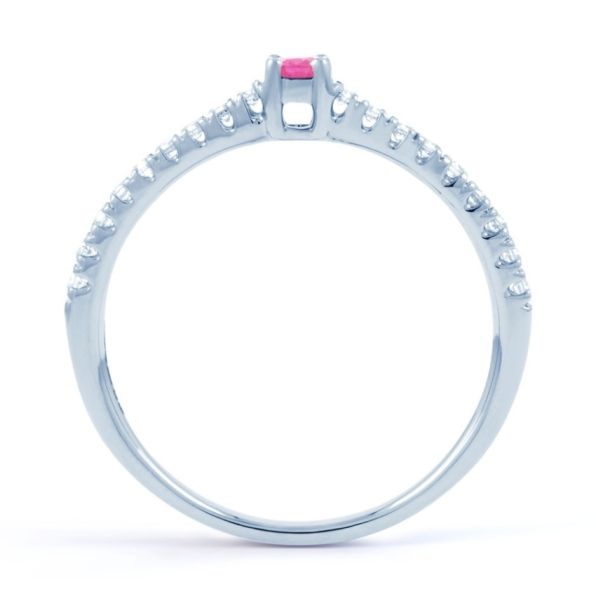 Pink Sapphire and Diamond