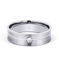 Load image into Gallery viewer, Concave Stud Wedding Ring