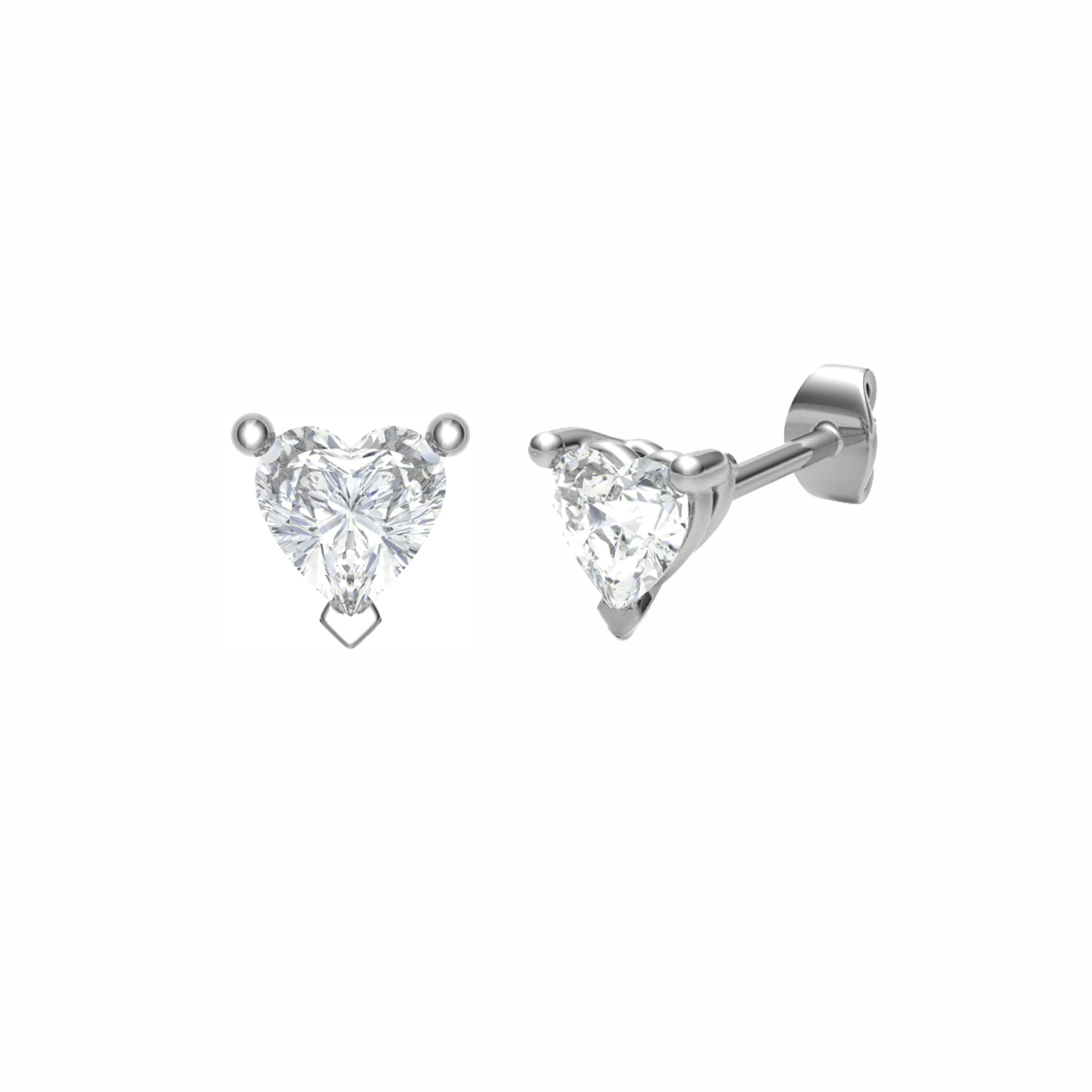 Heart Shape Classic Studs