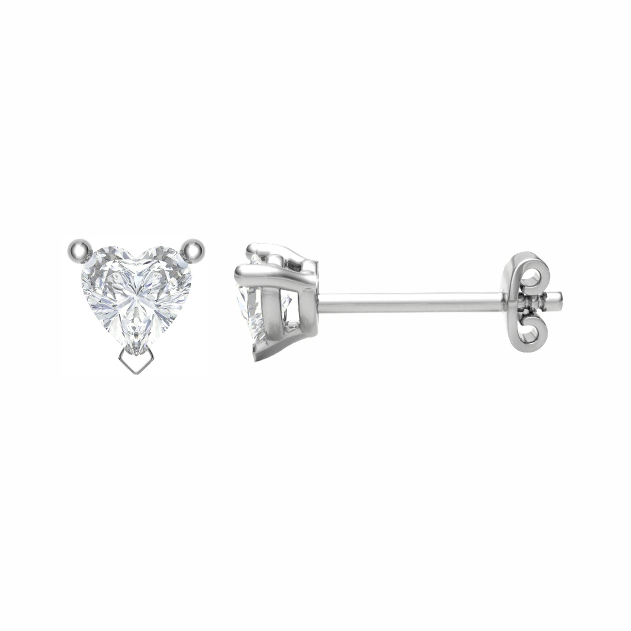 Heart Shape Classic Studs