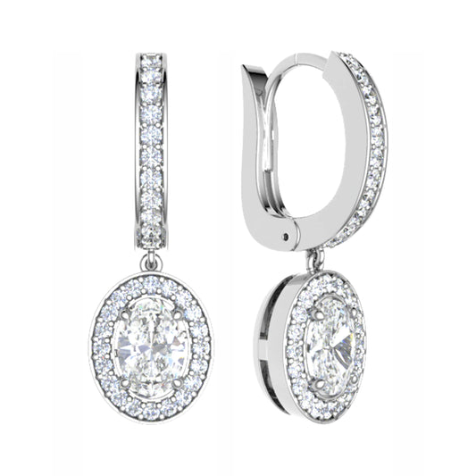 Oval Drop Halo