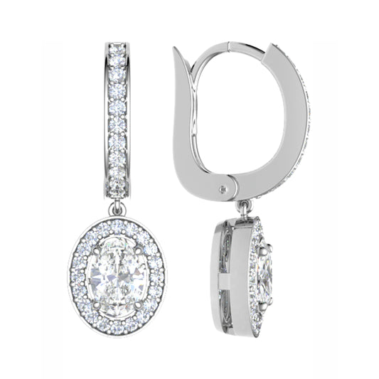Oval Drop Halo