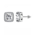 Load image into Gallery viewer, Cushion Halo Heavy Studs
