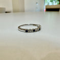 Load image into Gallery viewer, Sapphire and Diamond Round bezel set eternity