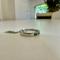Load image into Gallery viewer, Emerald and diamond baguette eternity