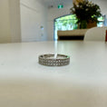 Load image into Gallery viewer, Double row diamond eternity