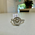 Load image into Gallery viewer, 1.02ct. Platinum halo ring
