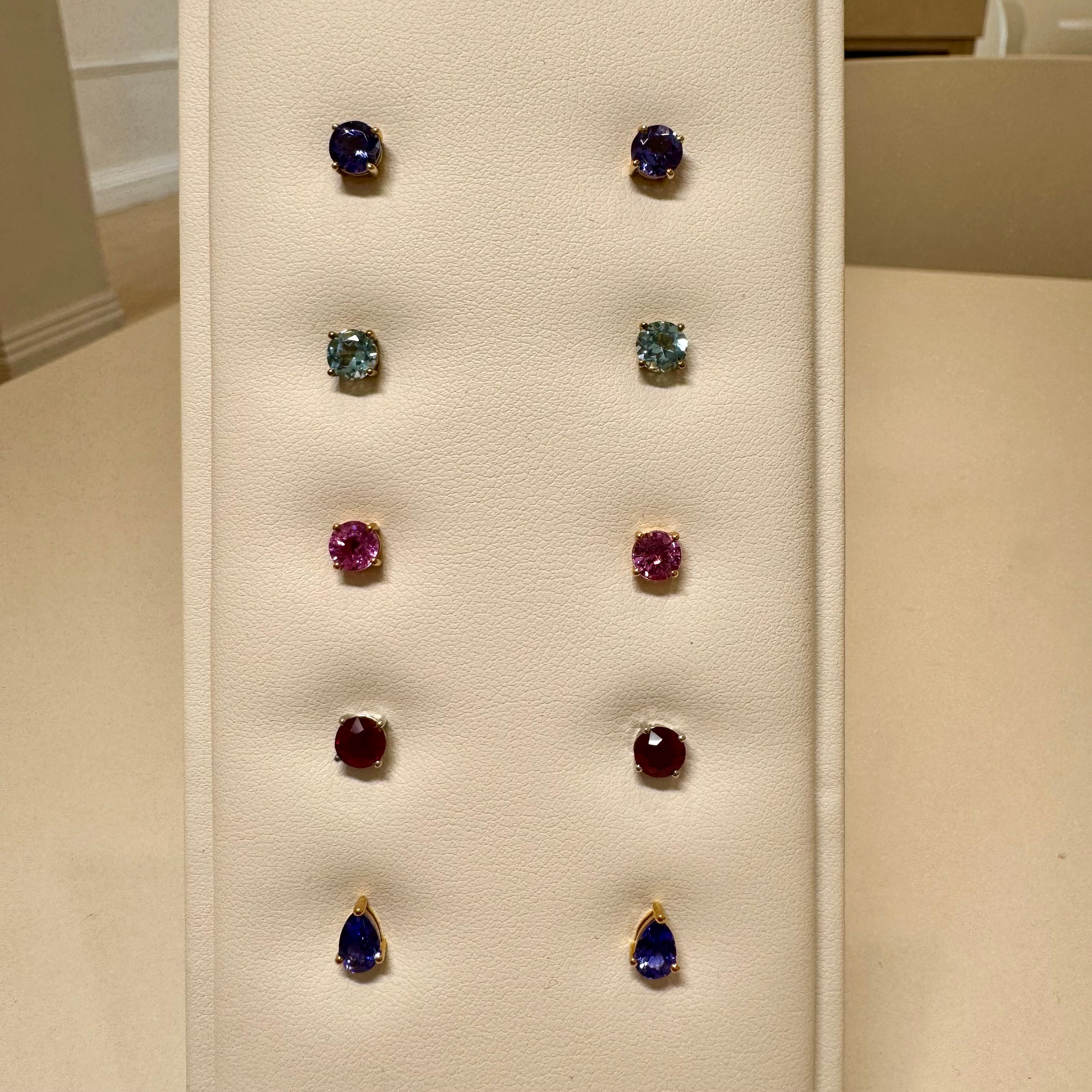 Gemstone Studs