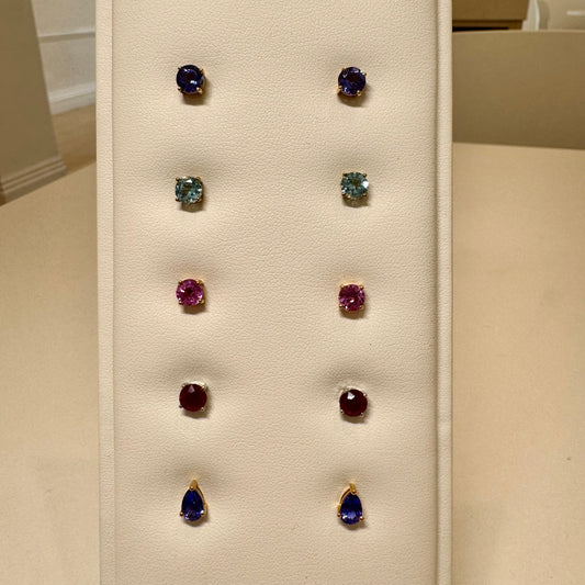 Gemstone Studs