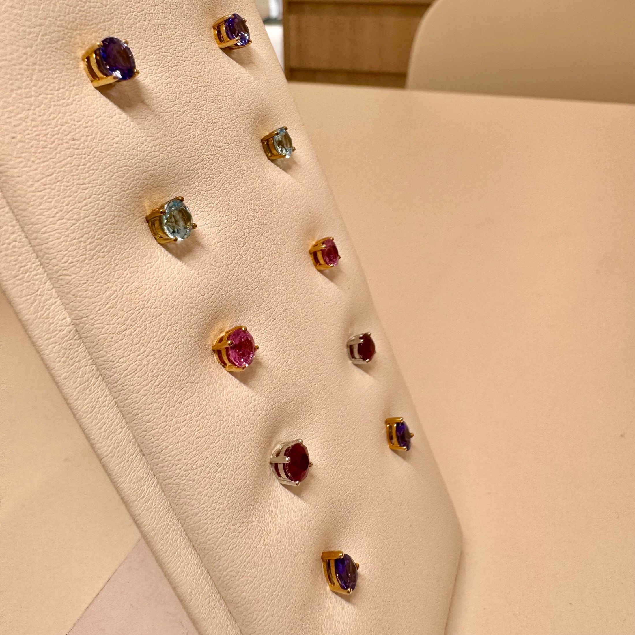Gemstone Studs