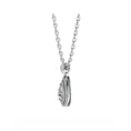 Load image into Gallery viewer, Pear Shaped Double Halo Pendant