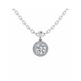 Load image into Gallery viewer, Round Single Halo Pendant