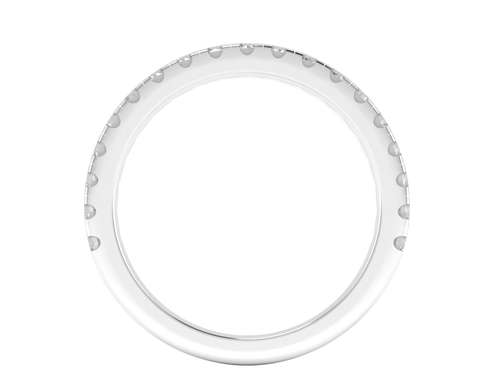 1.8mm Micro Set Eternity Ring