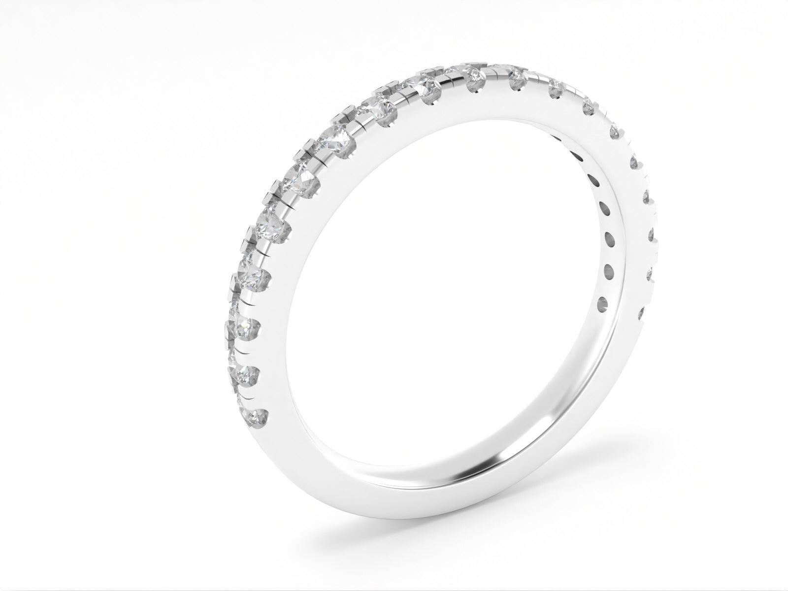 1.8mm Micro Set Eternity Ring