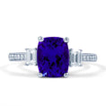 Load image into Gallery viewer, Cushion Tanzanite
