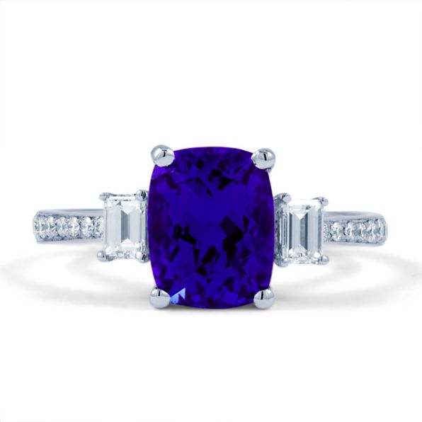 Cushion Tanzanite