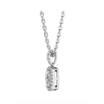 Load image into Gallery viewer, Radiant Cut Single Halo Pendant
